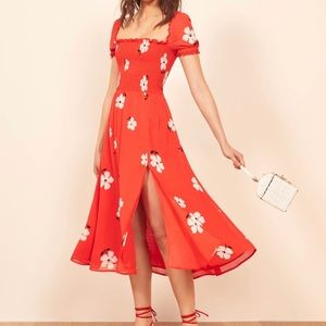 Reformation floral printed dress